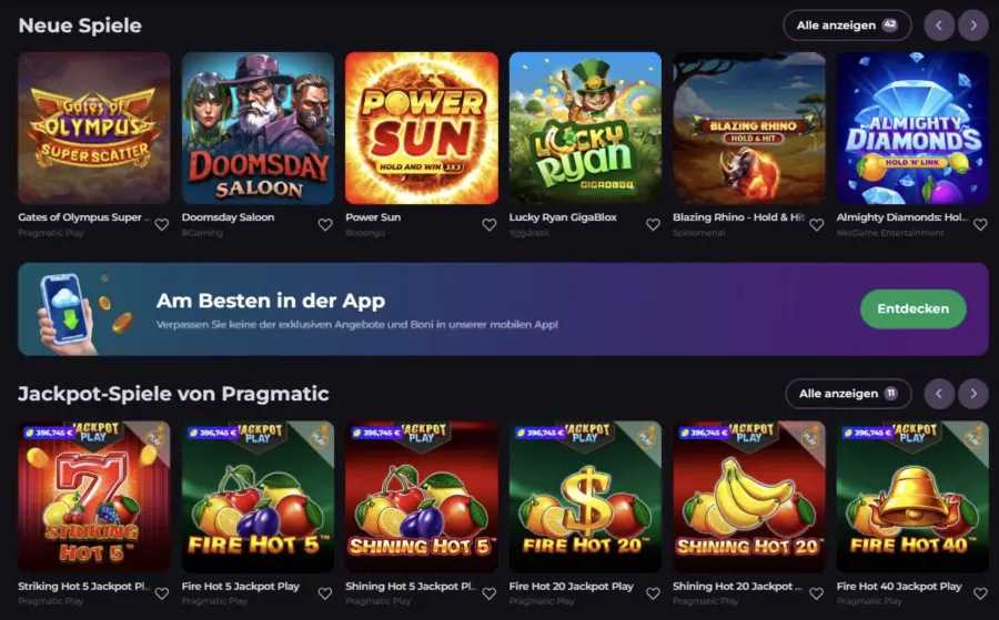 Ð¡asino ohne oasis main