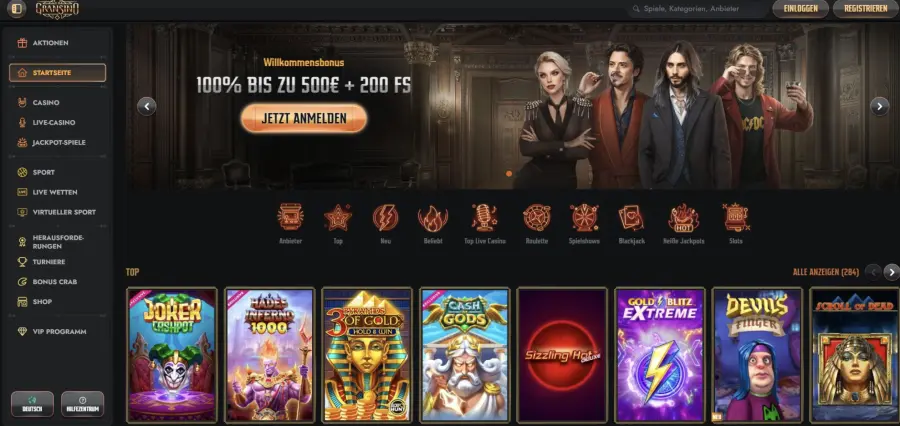 Ð¡asino ohne oasis main